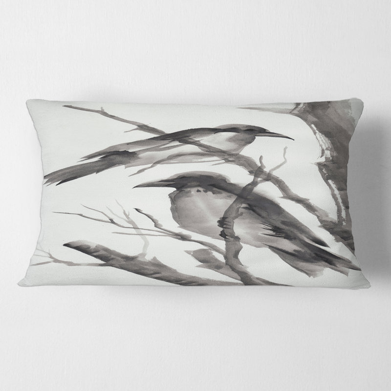 Housse et insert de coussin rectangulaire monochrome