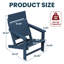 Chaise Adirondack HDPE-416091379