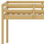 Lit mezzanine en bois avec échelle-659184531