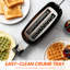 SUPERLEX 4-Slice Long Slot Toaster, 1450W Extra Wide with 7 Browning | Reheat, Defrost & Cancel Functions, Removable Crumb Tray, for Artisan Bread, Baguettes & Thick Slices, Matt Black