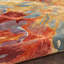 Tapis orange moderne fait à la main Versailles-241657312