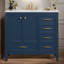 Meuble-lavabo simple 36 po avec plateau en céramique-114193906