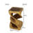 Mabrie Solid Wood End Table