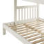 Lit superposé standard en bois massif à 2 tiroirs Ahmia-732249980
