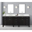 Ensemble de meuble-lavabo double 84 po Akintunde-610305075