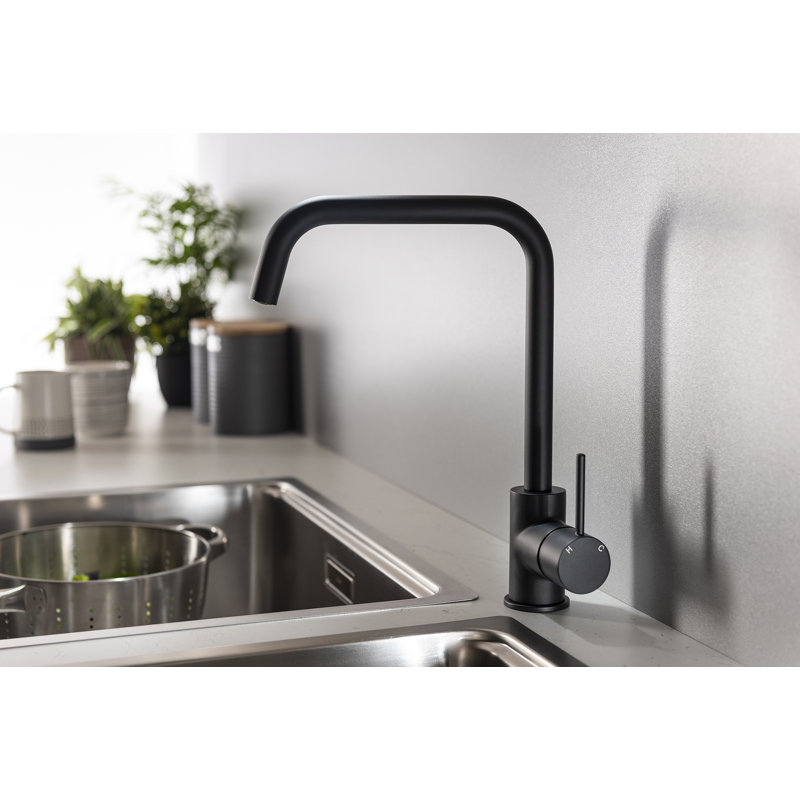 Abode Designs Vigour Kitchen Faucet, Matt Black