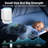Air Ionizer For Home, Negative Ion Generator, Air Purifier Plug In Portable For Room Filterless Mobile Air Ionizer Air Cleaner For Odours Smoke For Home,Office (5, Watts)