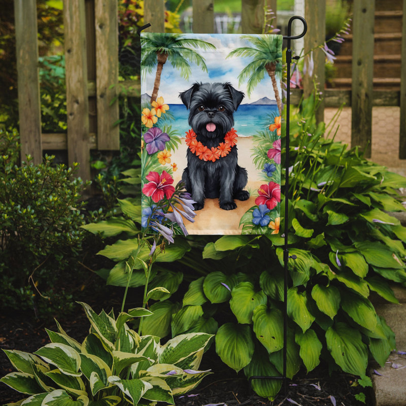 Double Sided 15.5 in. H x 11.25 in. W Polyester Animal Garden flag