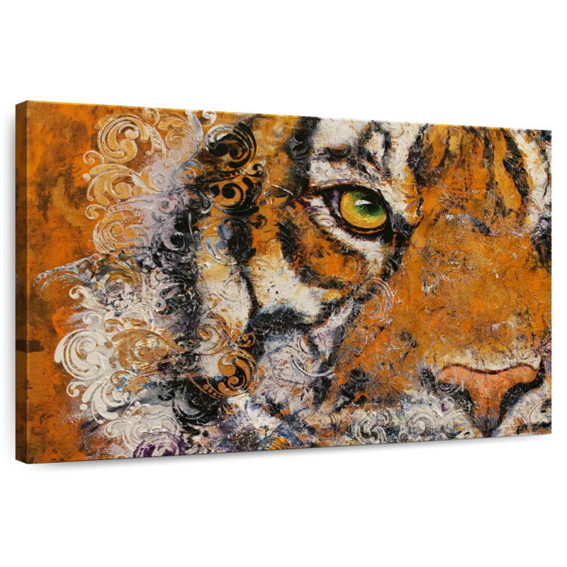 Oeil de tigre royal Brampt, H 30 po x l 45 po