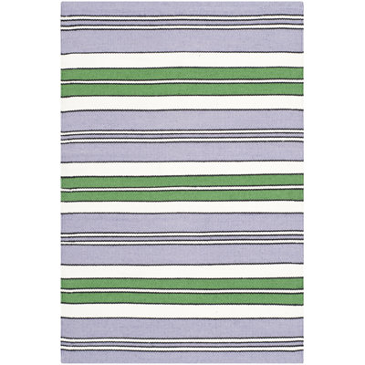 Racing Point Flatweave Striped Area Rug