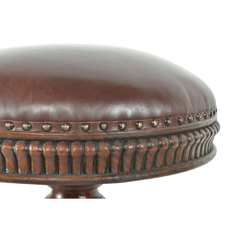 Tabouret de bar en bois massif Genica