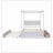 Canopy Bed With Trundle Bed And Two Drawers ,Canopy Platform Bed With Support Slats