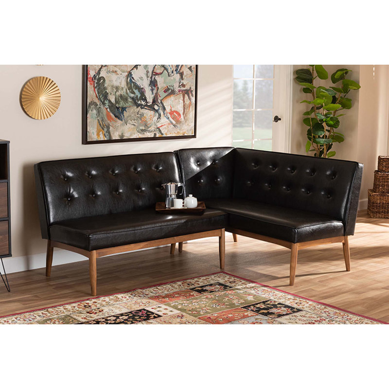 Banc en simili cuir Imre