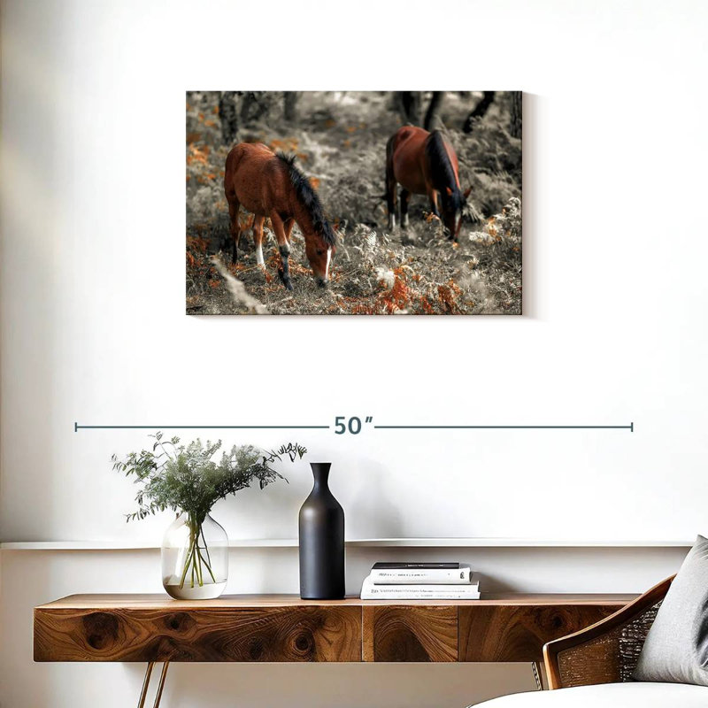 Brampt Horse Trails II, 20" H x 30" W