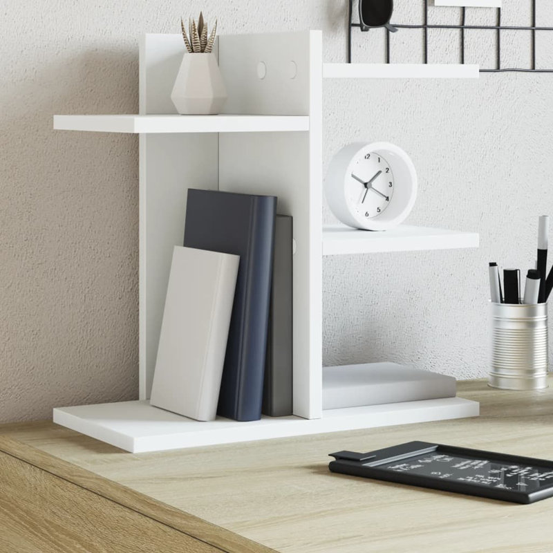 Desk Organiser 42X21.5X42 Cm Engineered Wood, White