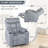 Upholstered Heated Massage Chair-660042204
