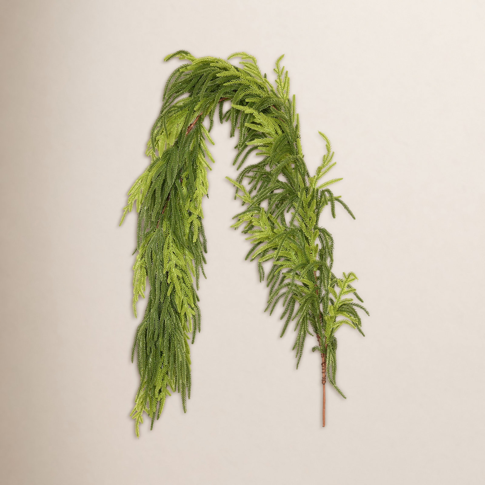 4" Norfolk Pine Christmas Garland