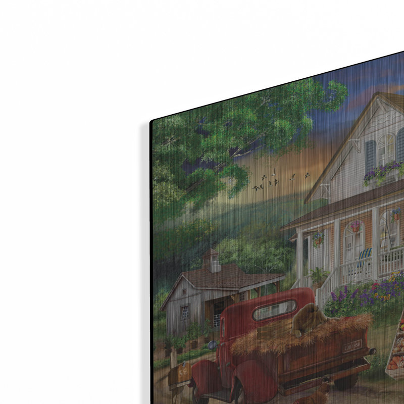«Our Country Home» par Bigelow Illustration, H 16 po x l 24 po