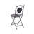 Ousley 2 - Person Metal Patio Dining Set with Round Table