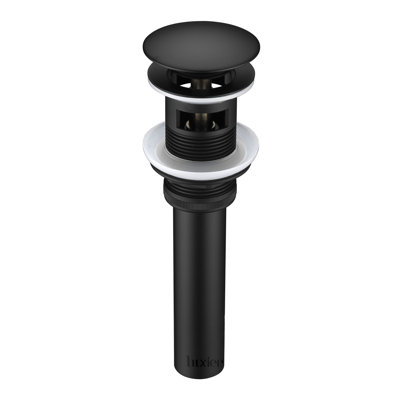 Pop-Up Bathroom Sink Drain Stopper with Overflow