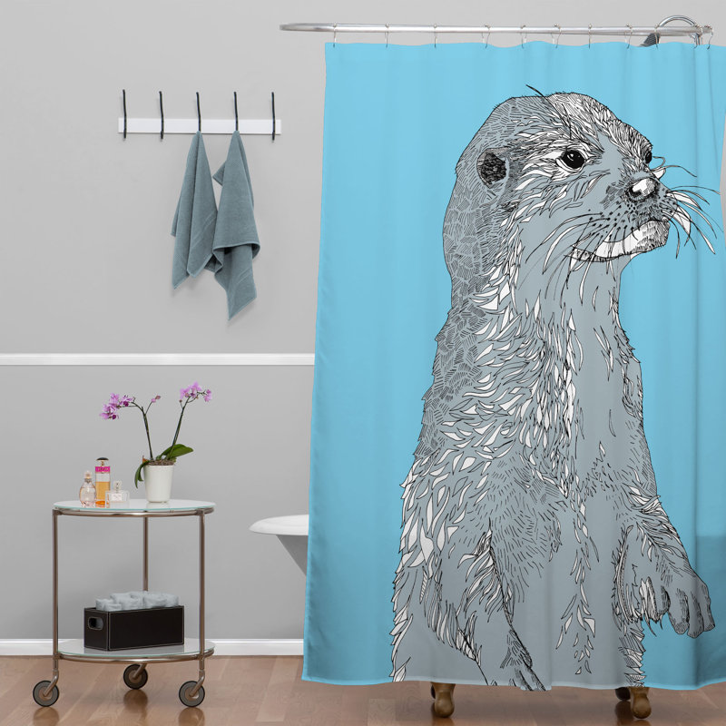Rideau de douche simple casey rogers