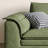 Green 100% Polyester Modular Sofa cushion couch