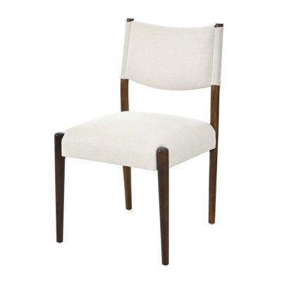 Ensemble de 2 chaises de salle à manger élégantes fabriquées à la main, chaise de salle à manger rembourrée en cuir moderne avec dossier capitonné à losanges