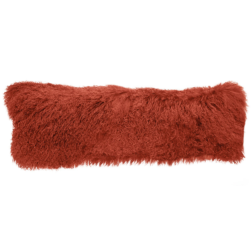 Throw Pillow, Solid Color, Rust