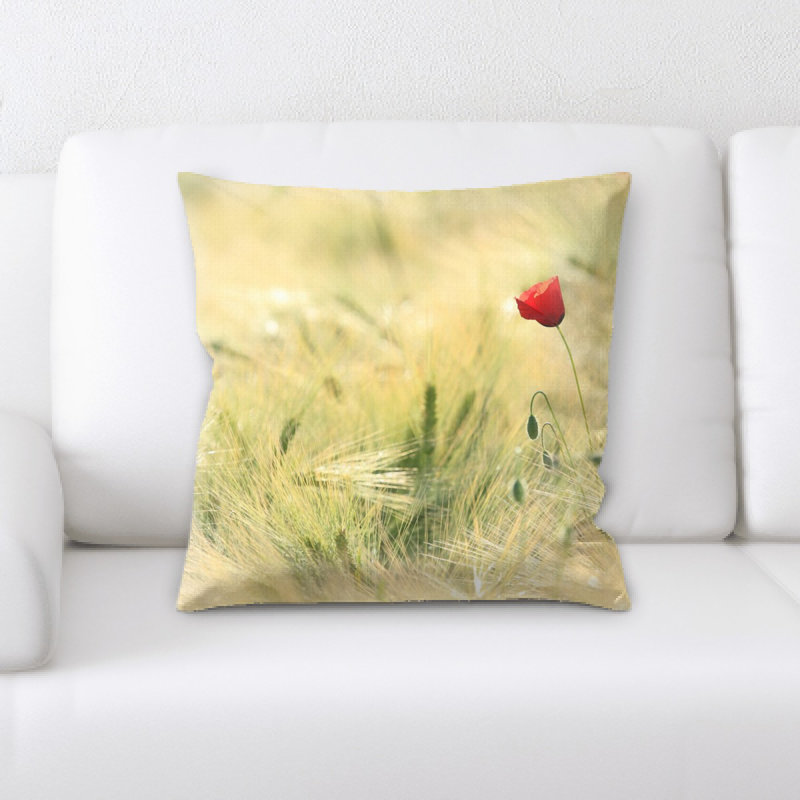 Poppy Throw Pillow