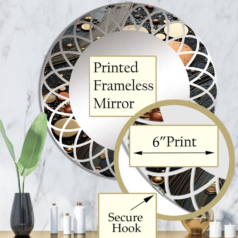 Miroir mural Winvian, 32 po x 32 po