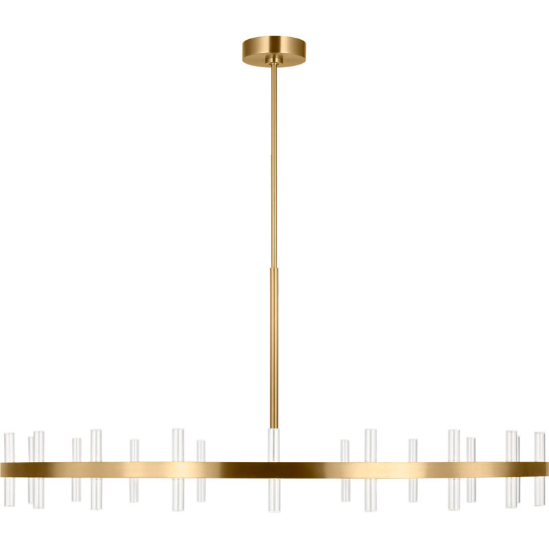 Silas Chandelier, 6.2" H x 48" W  x 48" D, Burnished Brass, 40
