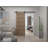Stainless Steel Steel Single Door Barn Door Hardware Kit Standard Single