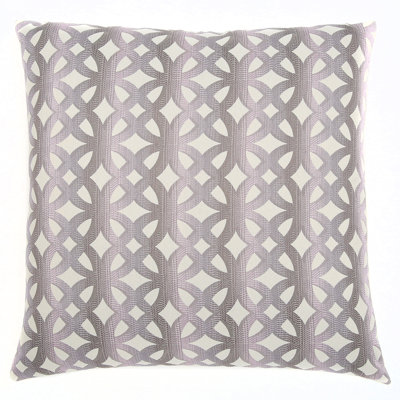 Geometric Feather Throw Pillow