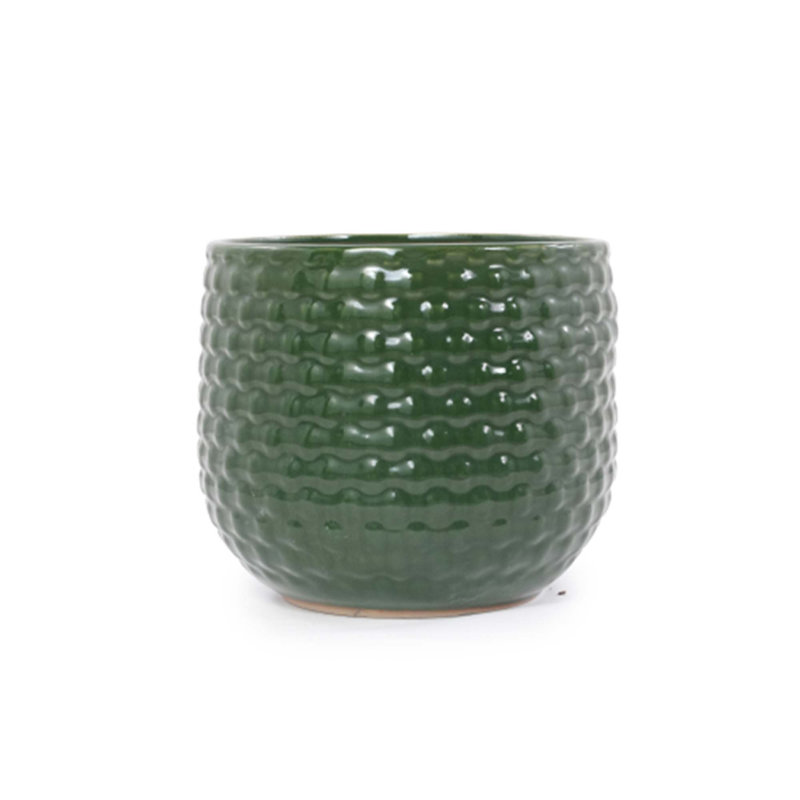 3 Pieces Of Modern Ceramic Flowerpot With Drainage, All - Weather For Patio, Garden, Windowsills, Made 3, Planters Built In Frost Windowsills