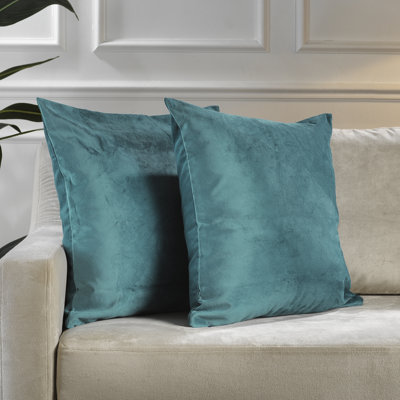 Housse de coussin en velours mat