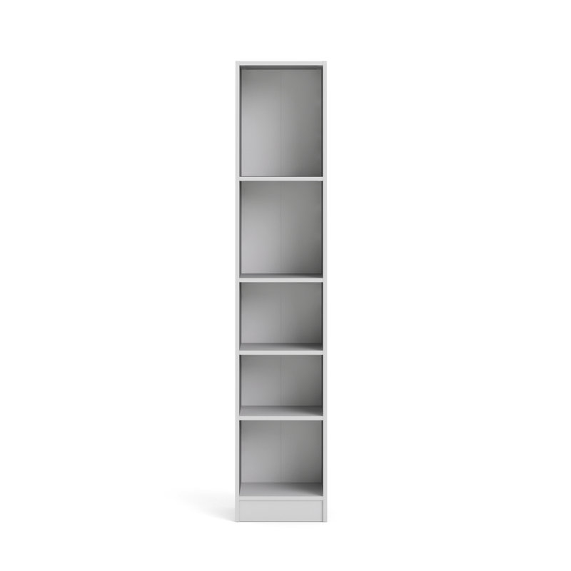 Bilinda 203.2cm H x 40.6cm W Standard Bookcase, White
