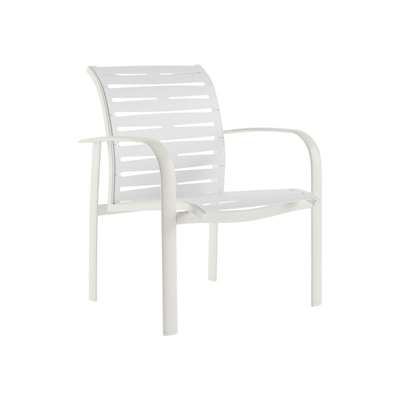 Laguna Beach Outdoor Dining Armchair, Shell, Snow
