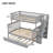 Bunk Bed with Trundle and Staircase,Twin over Full,65.30"H*57.80"W*90.80"L-359318643