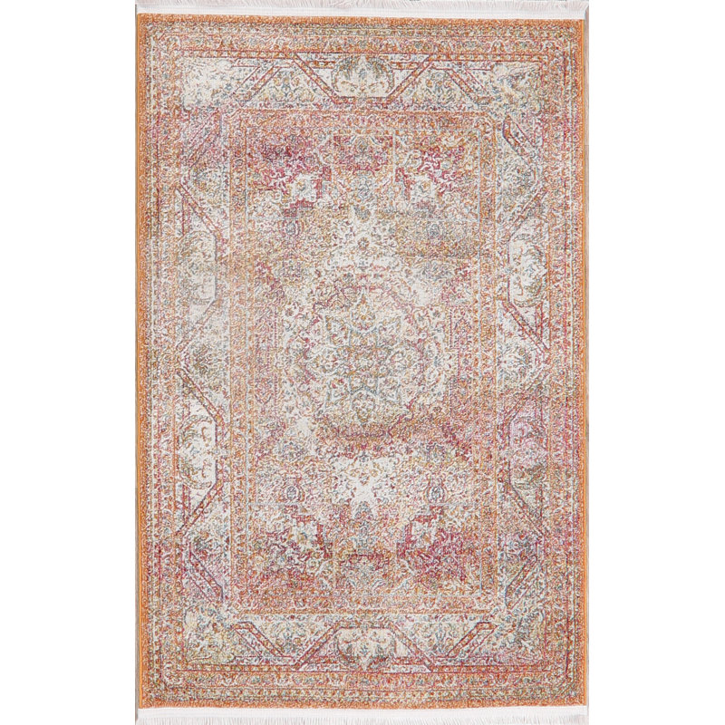 Tapis de surface beige en polypropylène Nanava, Rectangle 5 pi x 7 pi