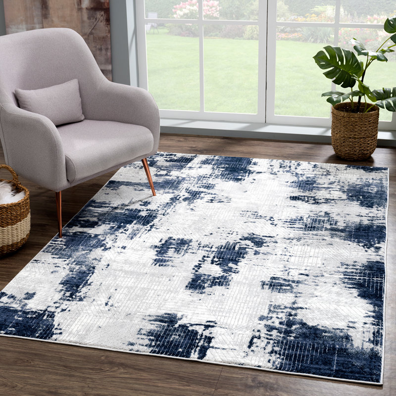 Abstract Indoor Rug, Rectangle 12'6" x 15'