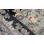Wool Oriental Area Rug in Black/Light Green/Pink
