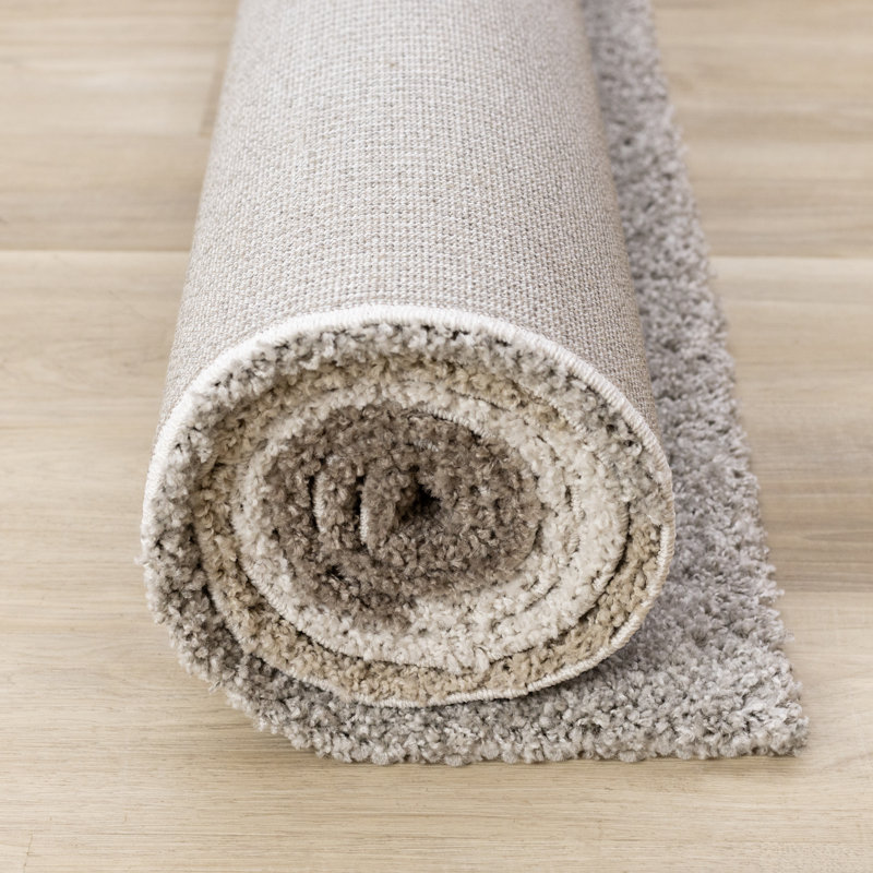 Tapis gris neutre, beige, crème, neutre Defeo, Rectangle 7 pi 10 po x 11 pi 2 po