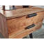 Pavlik 47cm W Iron Bedside Table