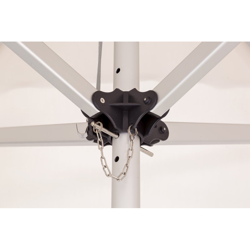 Mistral Square Market Umbrella, CBS + 2" Galvanized Tube, 8'3", Canvas Canvas Sunbrella® Canvas