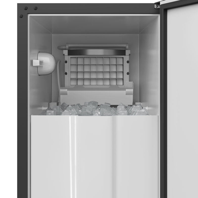 EdgeStar 50 lb. Daily Production Cube Clear Ice Freestanding Ice Maker