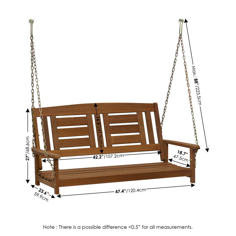 Romney 2 Person Porch Swing