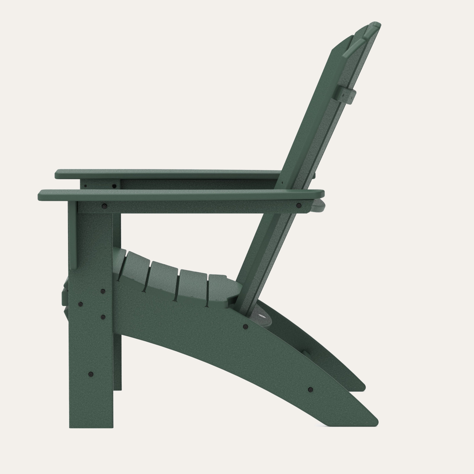 POLYWOOD® Nautical Adirondack Chair, Green
