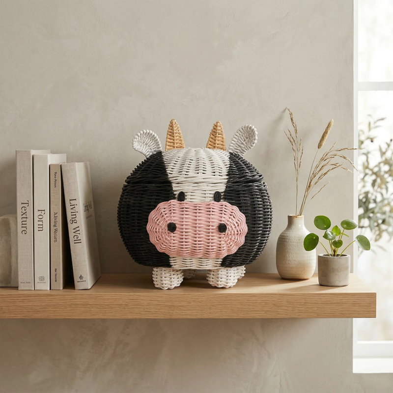 Trinx Wicker Decorative Basket
