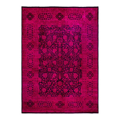 Holsworth One-of-a-Kind 9' 2" X 12' 4" New Age Wool Area Rug Pink