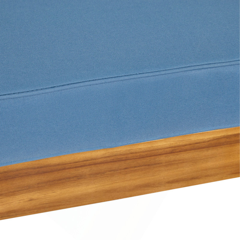 Fauteuil club Oana, Bleu, Brun